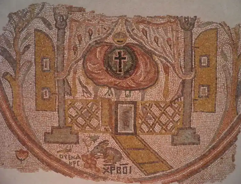 Interior of a church, Eastern Mediterranean